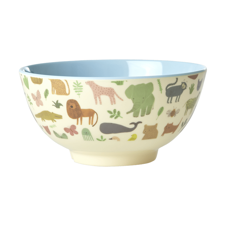 Bol en mélamine Rice medium - Sweet Jungle Print-Soft blue - RICE