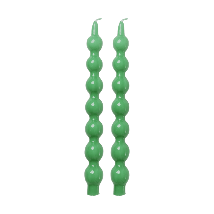 Bougies Rice 30,2 cm lot de 2, Green RICE