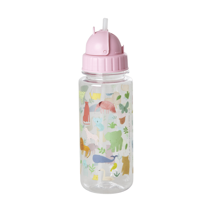 Bouteille Rice 45 cl pour enfants - Sweet Jungle Print-Soft Pink - RICE