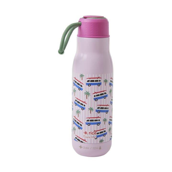 Bouteille thermos Rice 50 cl - Pink cars - RICE