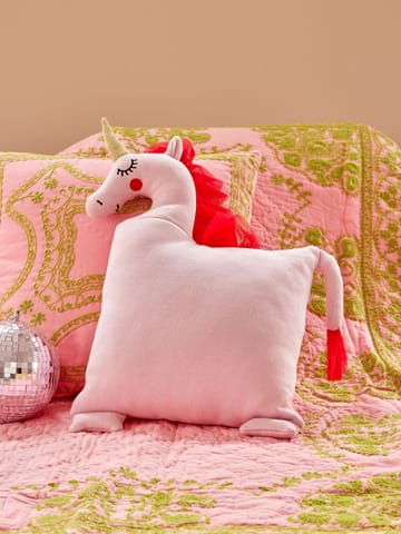 Coussin Rice licorne 40x50 cm - Pink - RICE