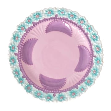 Petite assiette Rice Embossed Flower Ø 15 cm - Lavender - RICE