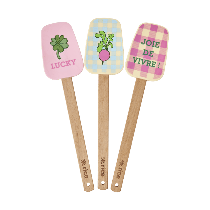 Spatule Rice 26,5 cm, 3 pièces - Multicolor - RICE