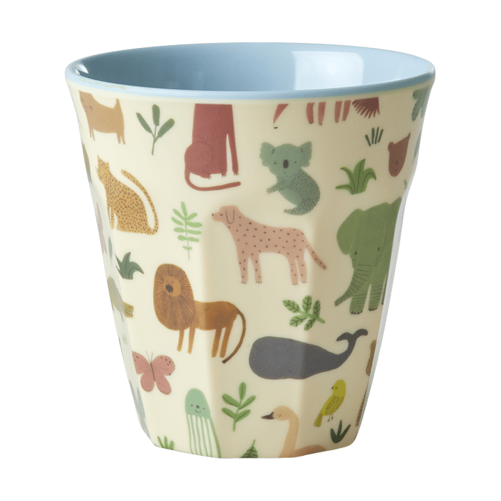 Tasse en mélamine Rice medium - Sweet Jungle Print-Soft blue - RICE