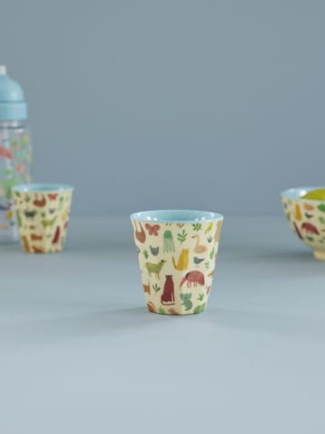 Tasse en mélamine Rice medium - Sweet Jungle Print-Soft blue - RICE