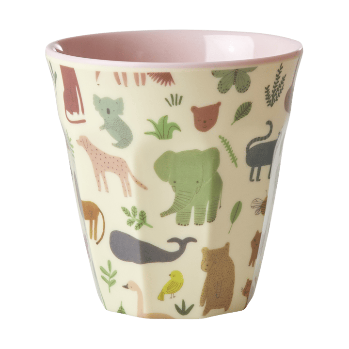 Tasse en mélamine Rice medium - Sweet Jungle Print-Soft Pink - RICE