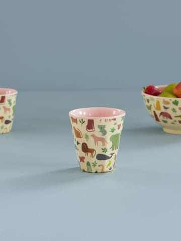 Tasse en mélamine Rice medium - Sweet Jungle Print-Soft Pink - RICE