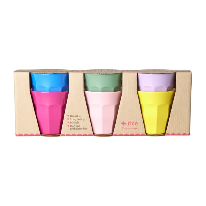 Tasse en mélamine Rice small Lot de 6 - Multicolor - RICE