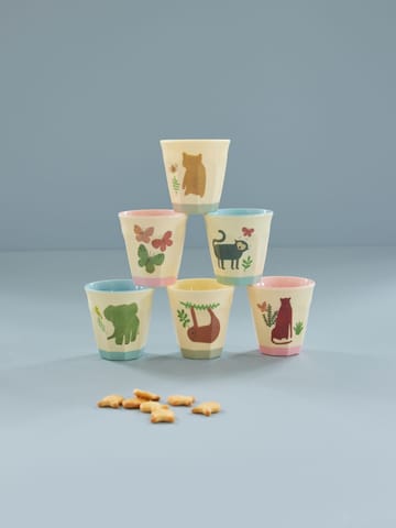 Tasse en mélamine Rice small Lot de 6 - Sweet Jungle - RICE