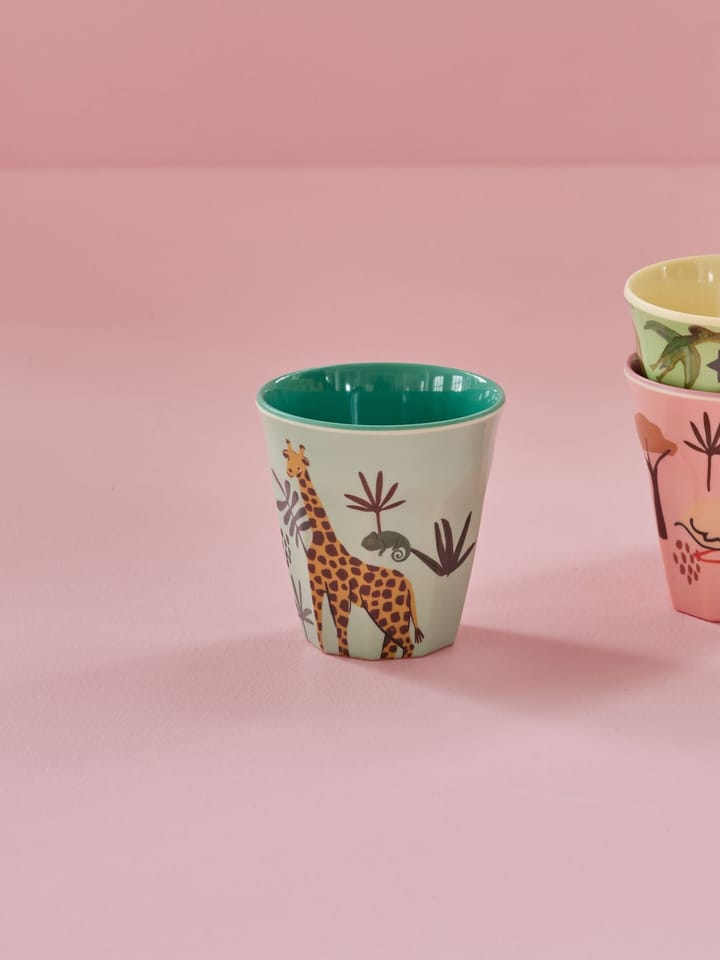 Tasse pour enfant Rice mélamine - Blue Jungle Animal - RICE