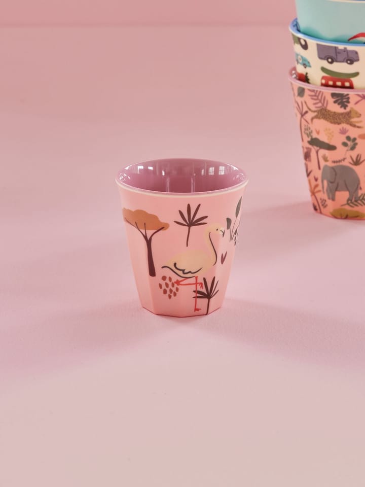 Tasse pour enfant Rice mélamine - Pink Jungle Animal - RICE