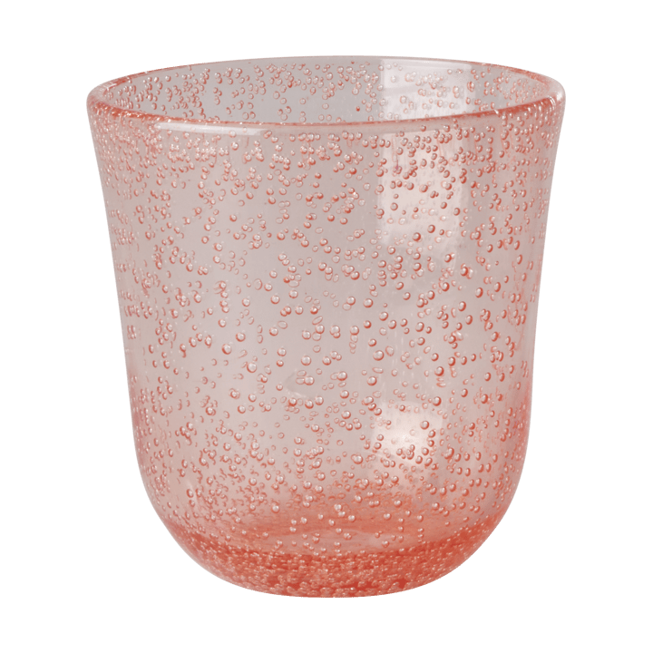 Verre tumbler Rice Bubble Design acrylique  41 cl, Peach RICE