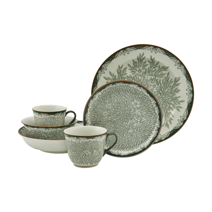 Assiette creuse Ostindia Floris Ø22 cm - Vert
 - Rörstrand