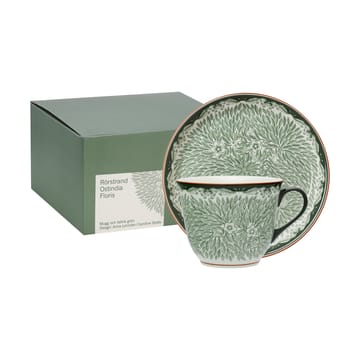 Mug 40 cl assiette Ø20 cm Ostindia Floris - Vert
 - Rörstrand