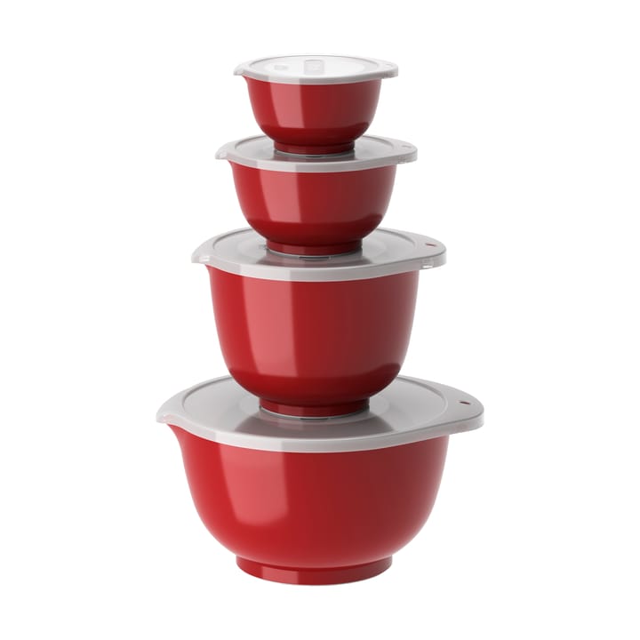 Ensemble de bols Margrethe, lot de 4 - Rouge - Rosti