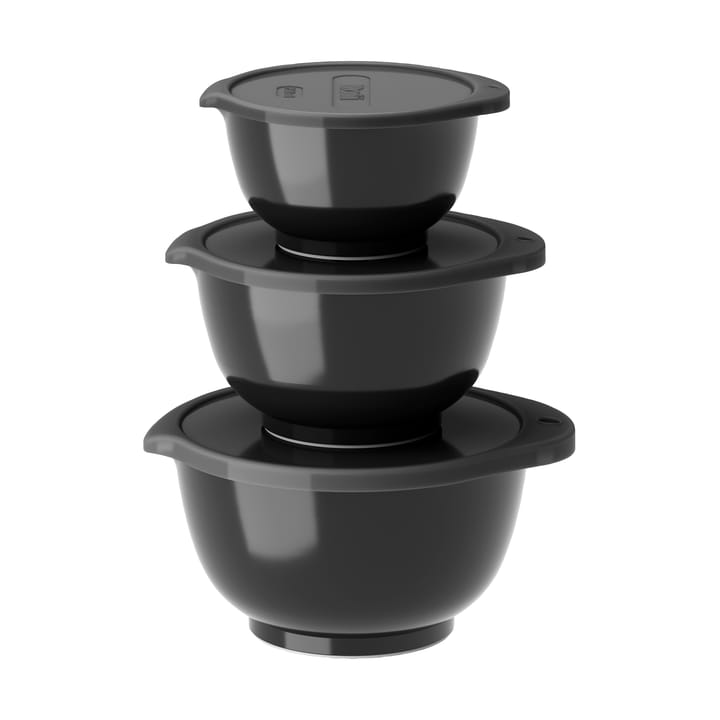 Ensemble de mini-bols Margrethe, lot de 3 - Black edition - Rosti