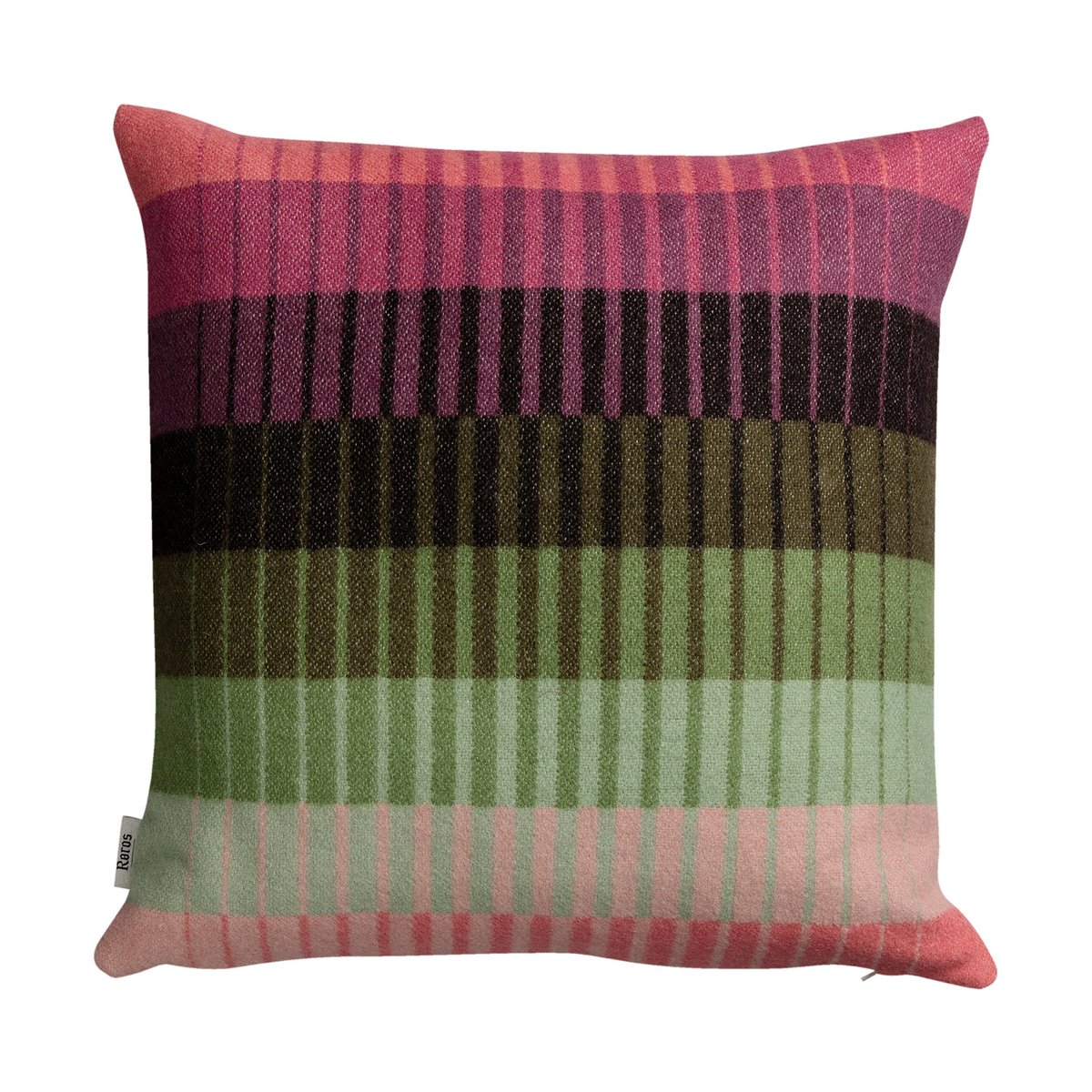 Røros Tweed Coussin Åsmund gradient 50x50 cm Pink-green