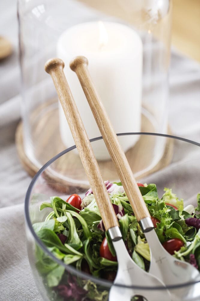 Couverts à salade Nature, lot de 2 - Chêne - Sagaform