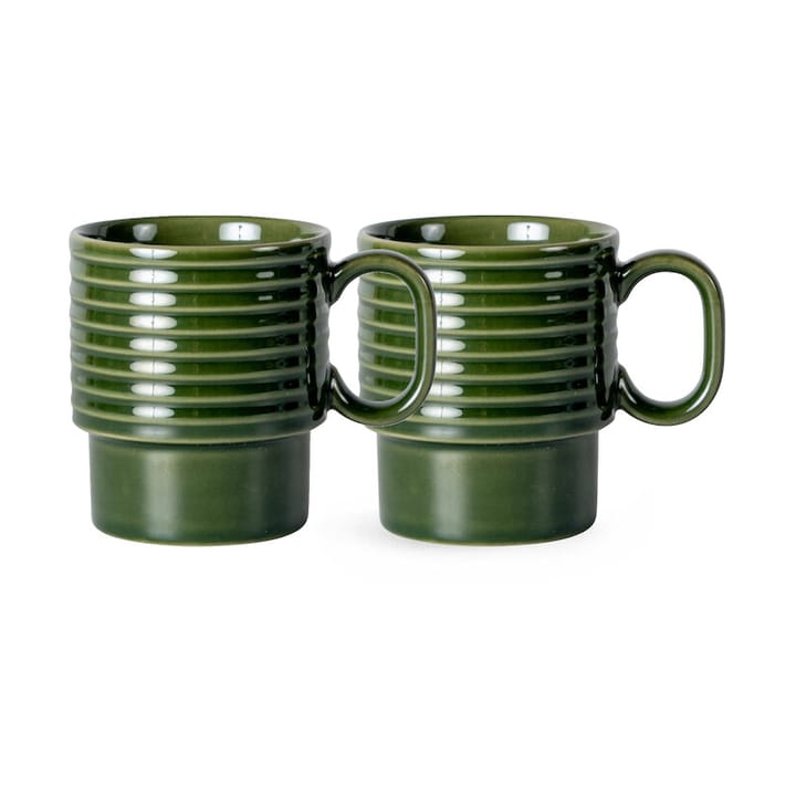 Mugs à café Coffee & More lot de 2 - Vert - Sagaform