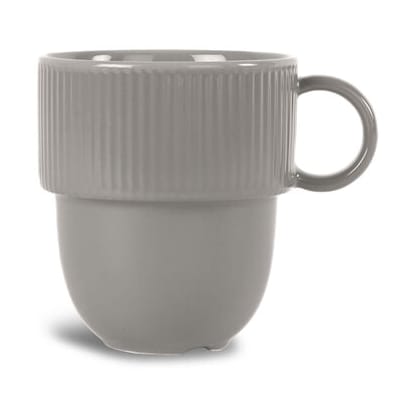 Tasse Inka avec anse 27 cl - Gris. - Sagaform