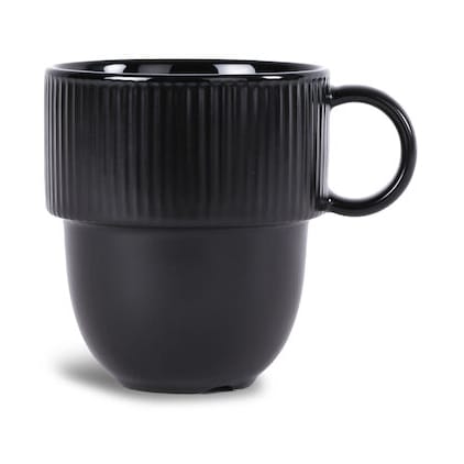 Tasse Inka avec anse 27 cl - Noir - Sagaform