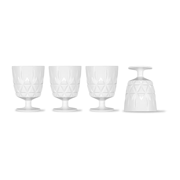 Verre Picknick Juni lot de 4 - Blanc - Sagaform