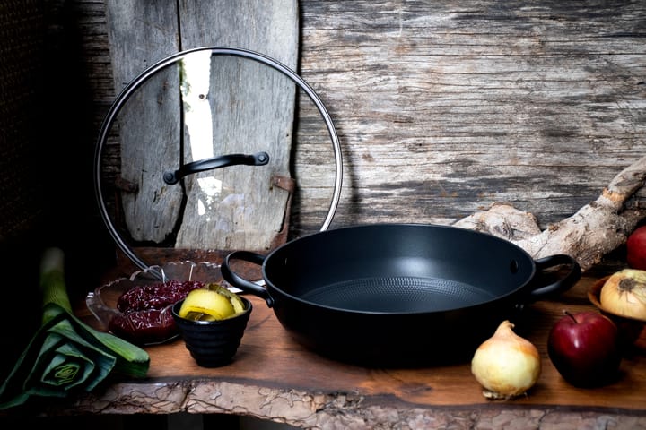 Casserole Satake en fonte légère avec couvercle en verre, 26 cm Satake