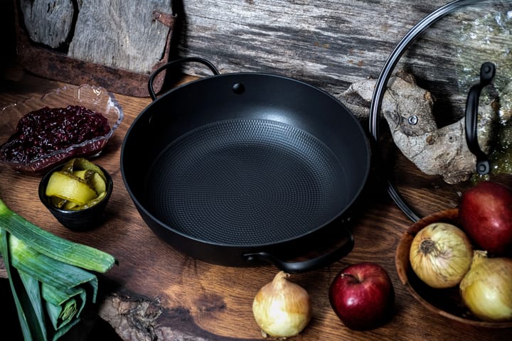 Casserole Satake en fonte légère avec couvercle en verre, 26 cm Satake