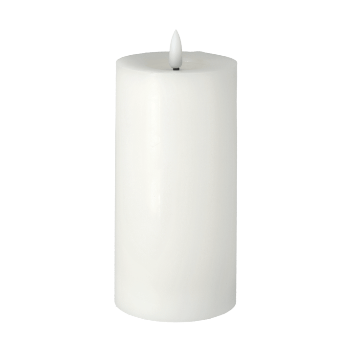 Bougie bloc LED Bright Melt 17,5 cm - Blanc - Scandi Essentials