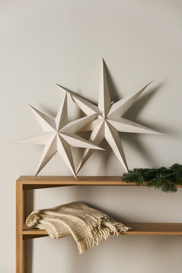 Étoile de l'avent blanche Bare - 80 cm - Scandi Living