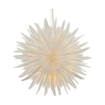 Étoile de l'avent blanche Luna - 45 cm - Scandi Living