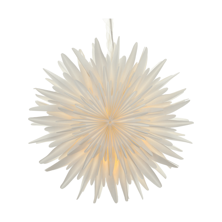 Étoile de l'avent blanche Luna, 45 cm Scandi Living