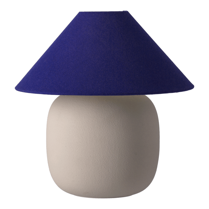 Lampe de table Boulder 29 cm beige-cobolt Scandi Living