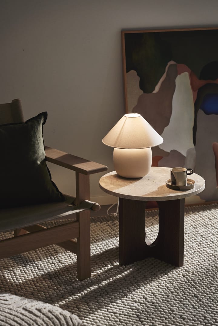 Lampe de table Boulder 29 cm beige-white Scandi Living