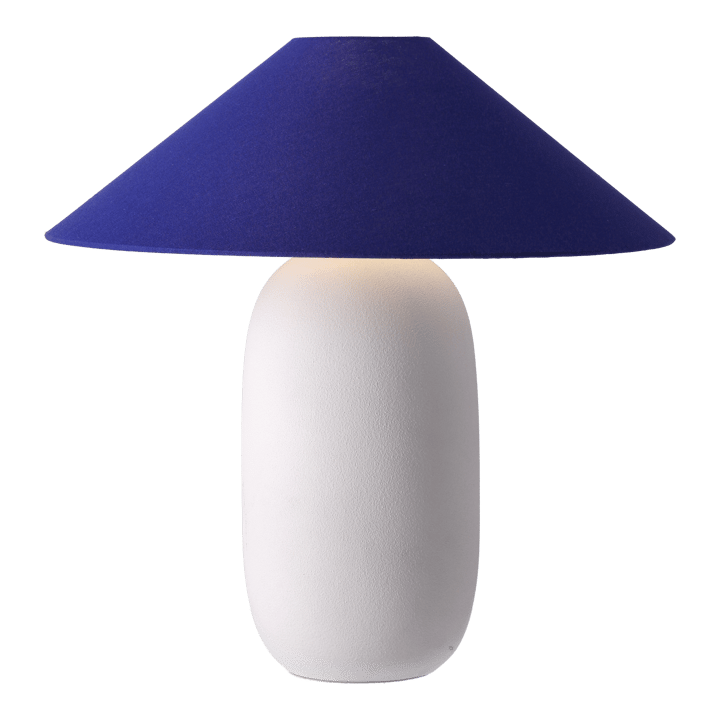 Lampe de table Boulder 48 cm white-cobolt Scandi Living