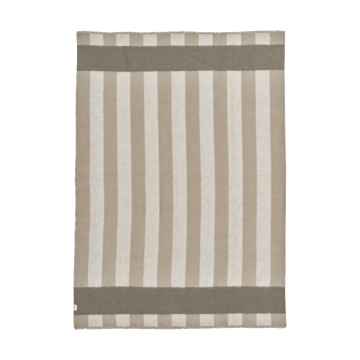 Plaid en laine Aisles 130x180 cm - Beige - Scandi Living