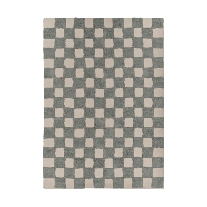 Tapis de jeu Checker 170x240 cm - Vert - Scandi Living