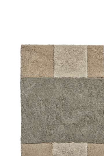 Tapis en laine Aisles - Beige, 170x240 cm - Scandi Living