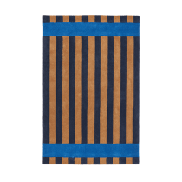 Tapis en laine Aisles - Bleu, 170x240 cm - Scandi Living