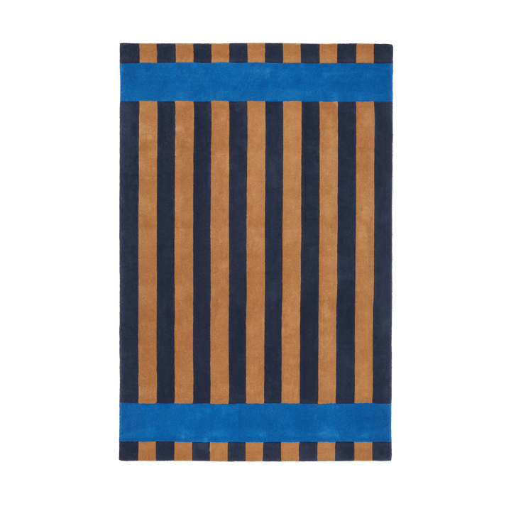 Tapis en laine Aisles - Bleu, 170x240 cm - Scandi Living