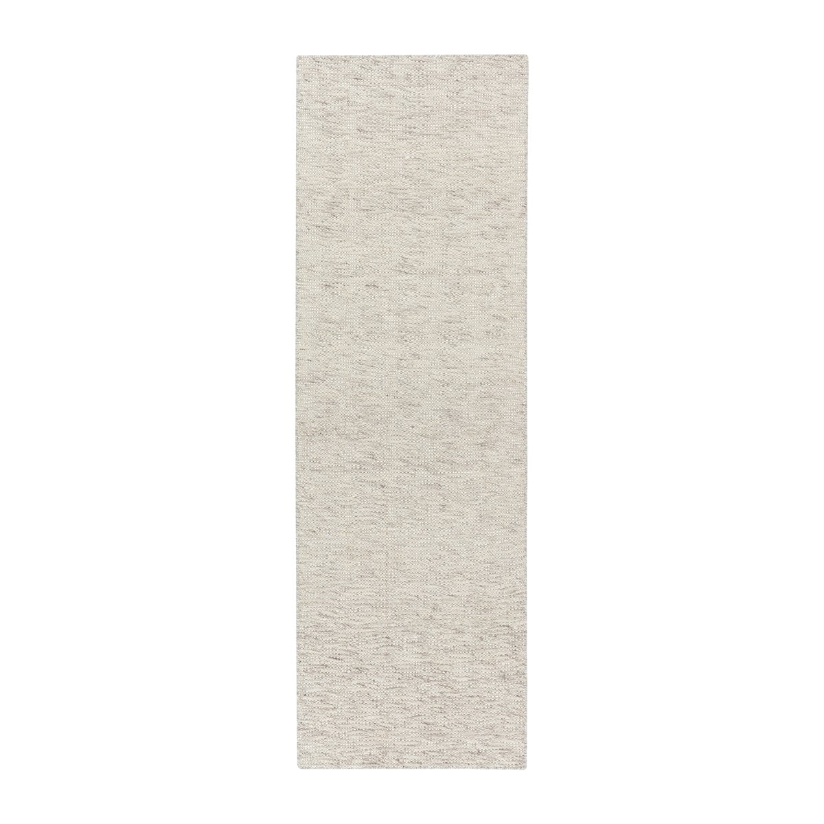 Scandi Living Tapis en laine Fawn blanc 80x240 cm