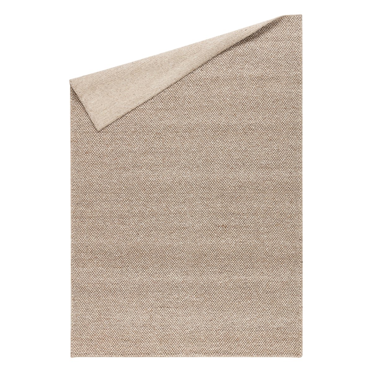 Scandi Living Tapis en laine Flock beige 170x240 cm