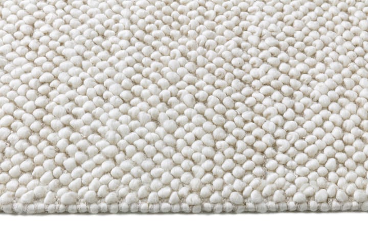 Tapis en laine Flock blanc nature, 300x400 cm Scandi Living