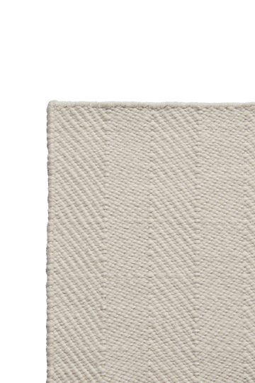 Tapis en laine Furrow blanc nature - 170x240 cm - Scandi Living