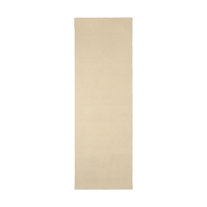 Tapis en laine Terrain blanc nature - 80x240 cm - Scandi Living