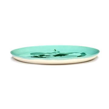 Assiettes Ottolenghi Feast L Ø26,5 cm lot de 2 - Azure-pepper green - Serax