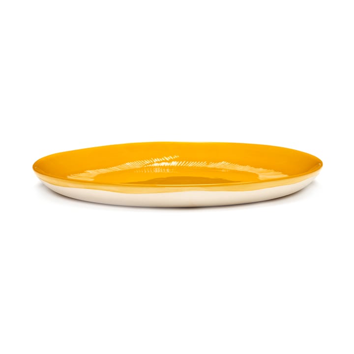 Assiettes Ottolenghi Feast M Ø22,5 cm lot de 2, Yellow stripes-white Serax