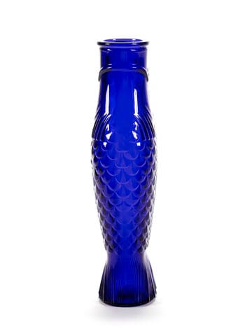 Bouteille en verre Fish & Fish 85 cl - Cobalt blue - Serax