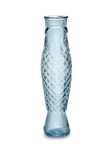 Bouteille en verre Fish & Fish 85 cl - Light blue - Serax