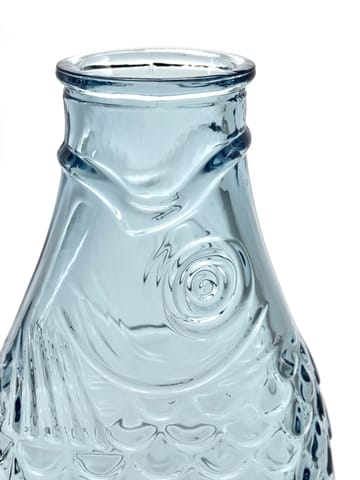 Bouteille en verre Fish & Fish 85 cl - Light blue - Serax